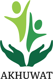 A green leaf with two hands holding it.