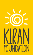 A yellow background with the word kiran written in black.