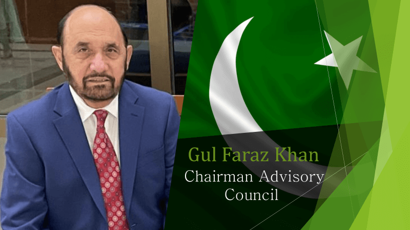 Gil Faraz Khan Poster of Chairman Advisory Council
